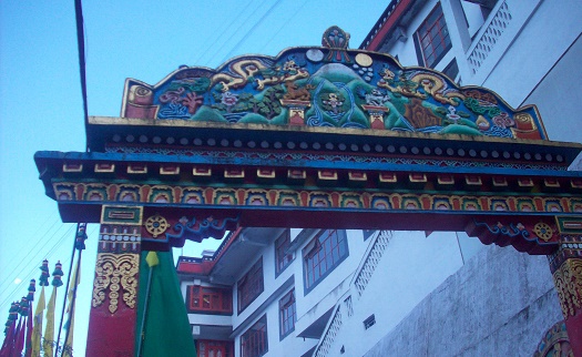 darjeeling monastery writing