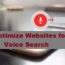 Know about voice recognition based search options