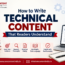 Write Highly Readable Technical Contents