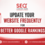 Update Your Website Frequently for Better Google Rankings