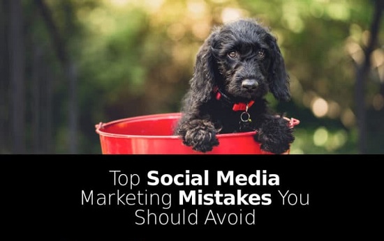 top social media marketing mistakes