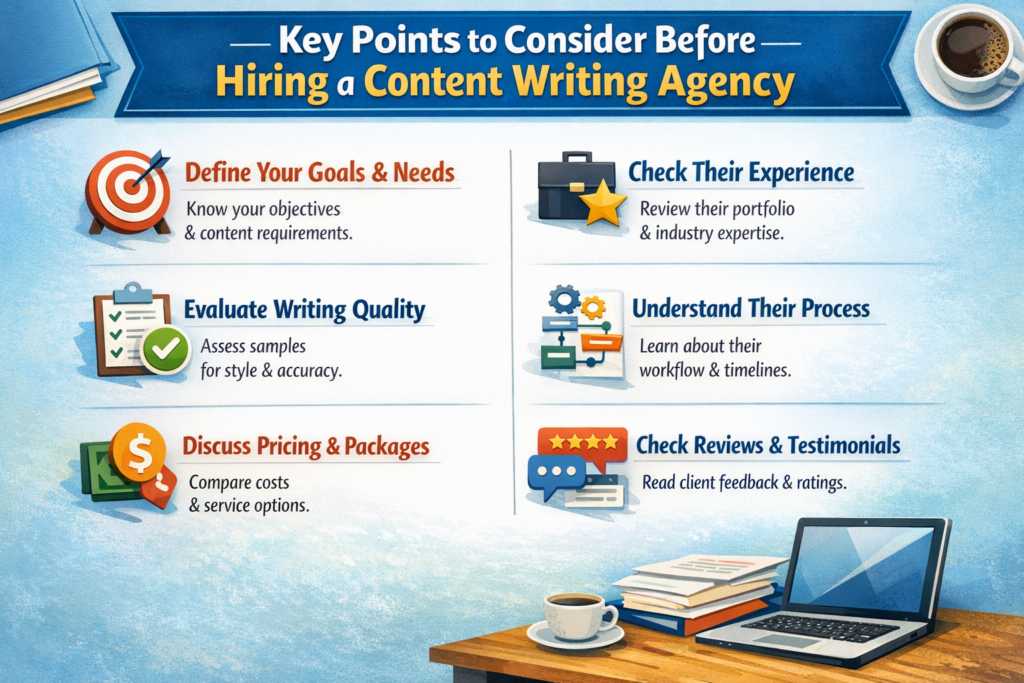 Points to Keep in Mind Before hiring A Content Writing Agency