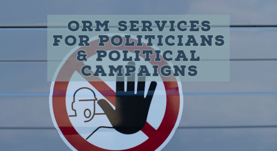 ORM services for Politicians, Political Parties & Political Campaigns