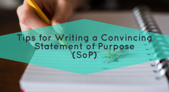 Tips for Writing an SOP
