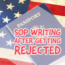 why most SOPs usually get rejected