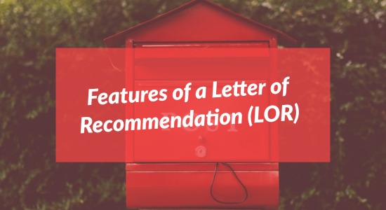 Features of a Letter of Recommendation