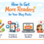 How to get more readers for your blog posts