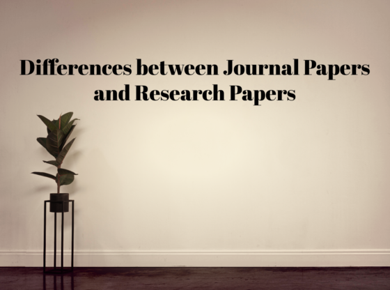 Differences between Journal Papers and Research Papers