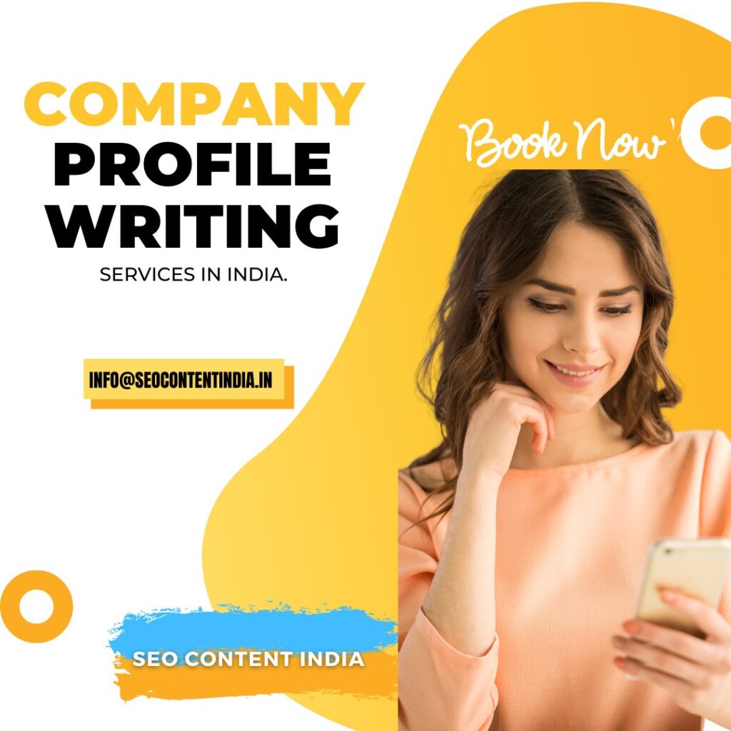 Company profile writing services in India